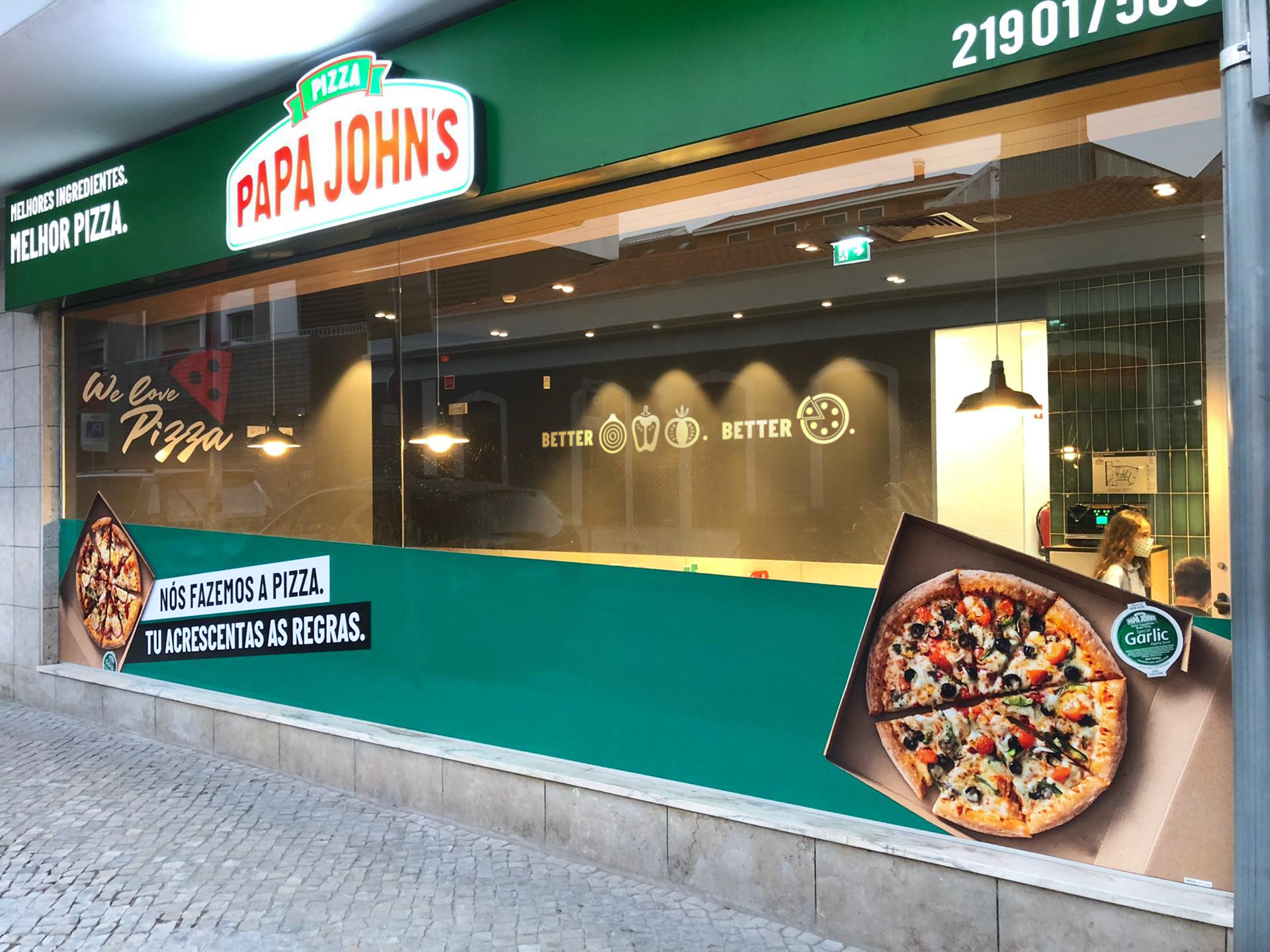 Papa John's (Amadora) take-away Amadora – Menu e preços